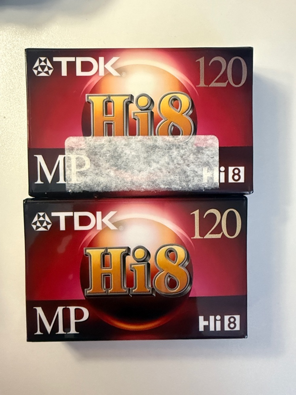 TDK Hi8 120 MP Video Cassette Tape SEALED Set of 2